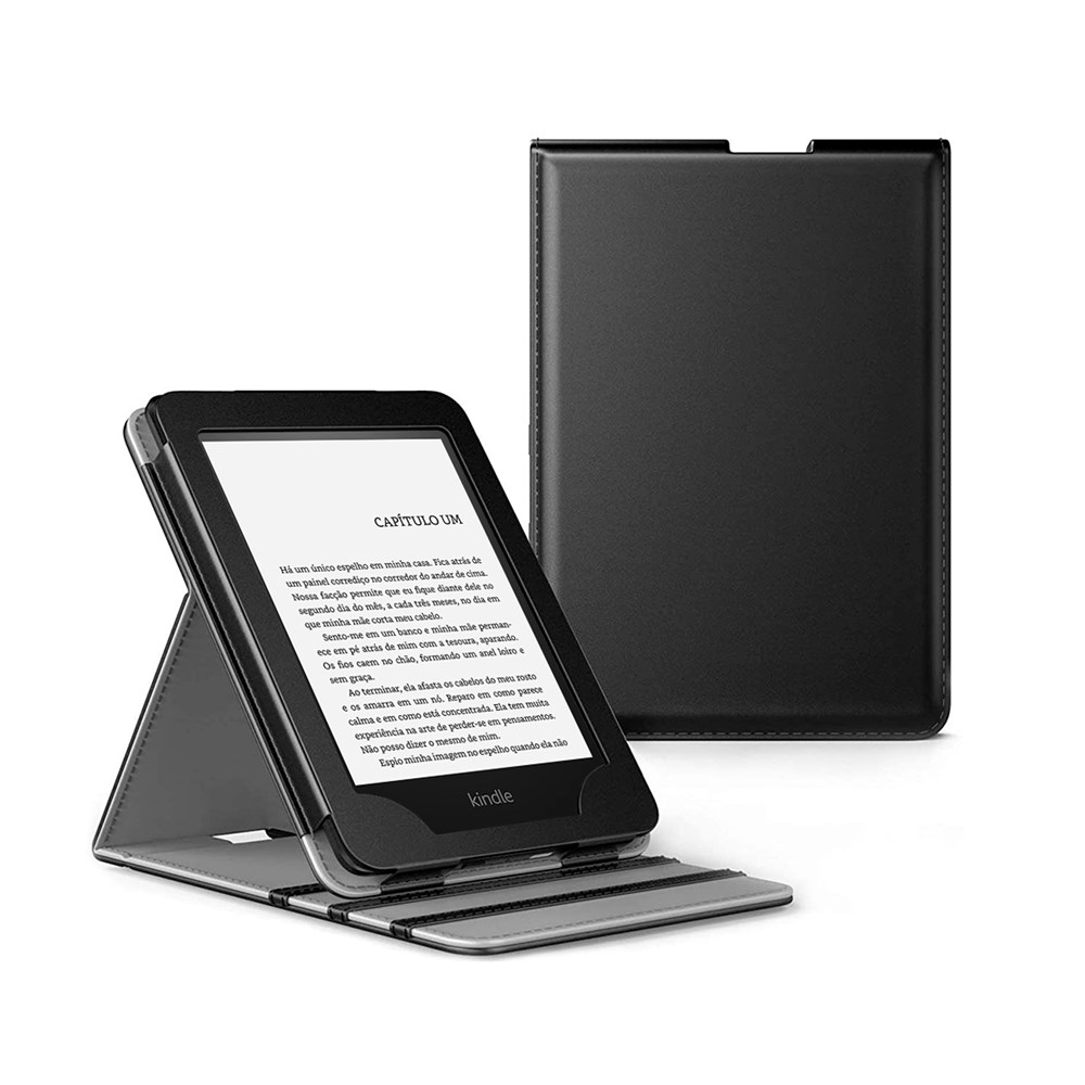 Capa Novo Kindle Paperwhite 11ª geração - 2021 tela 6,8” WB Vertical Silicone Flexível Sensor Magnético